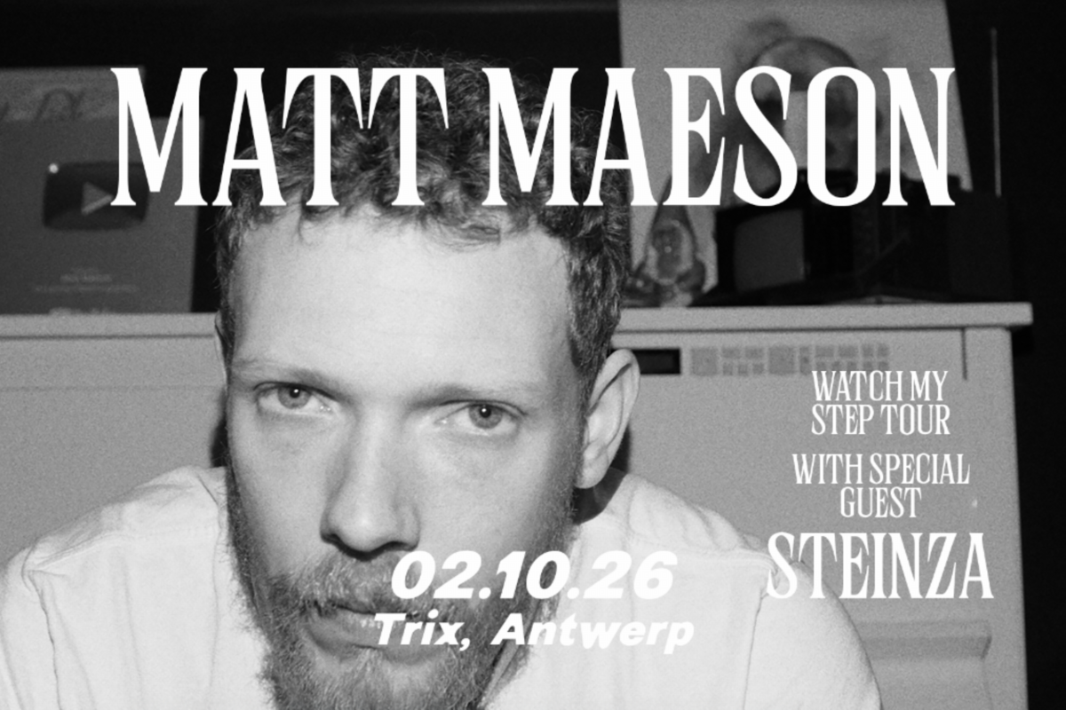 Matt Maesons speelt op vrijdag 2 oktober 2026 in Trix