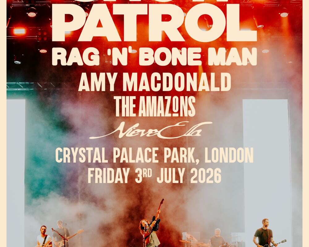 More acts announced for Snow Patrol's huge open-air show at Crystal Palace Park, London - Friday 3 July 2026