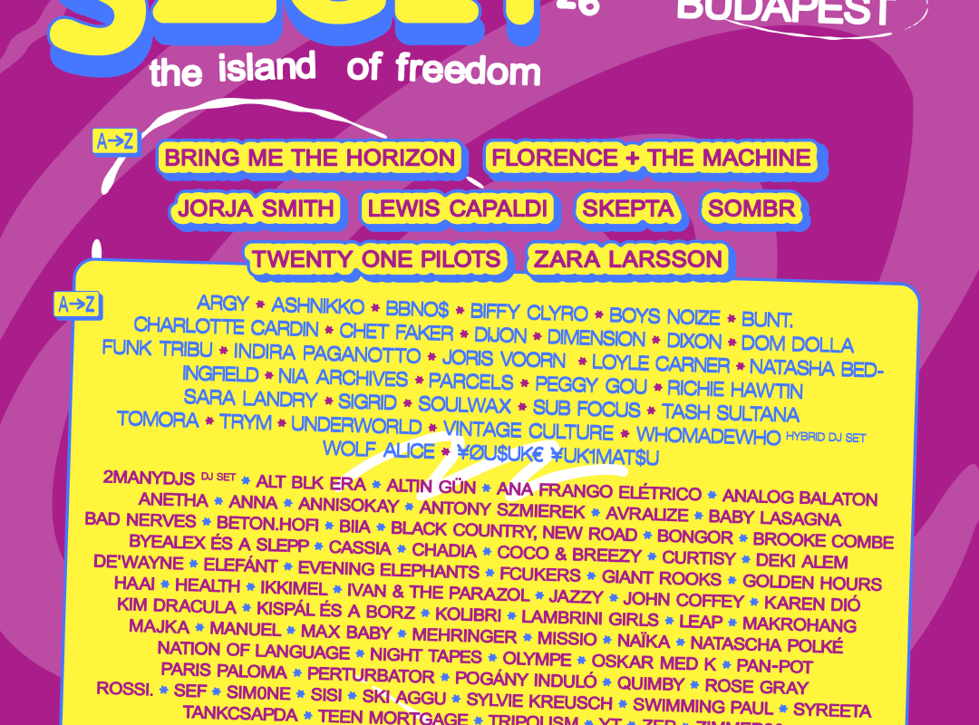 Skepta, Jorja Smith, Natasha Bedingfield en meer naar Sziget Festival