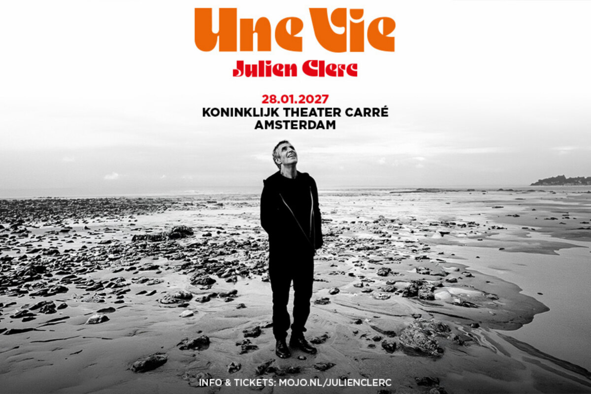 Julien Clerc brengt zijn 'Une Vie' tour naar Carré, Tivolivredenburg, Oosterpoort en De Vereeniging in januari 2027