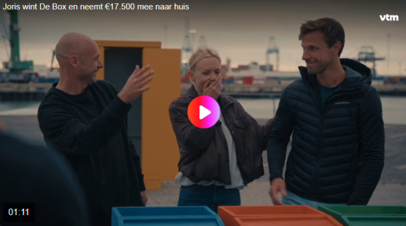 Joris wint De Box en neemt €17.500 mee naar huis