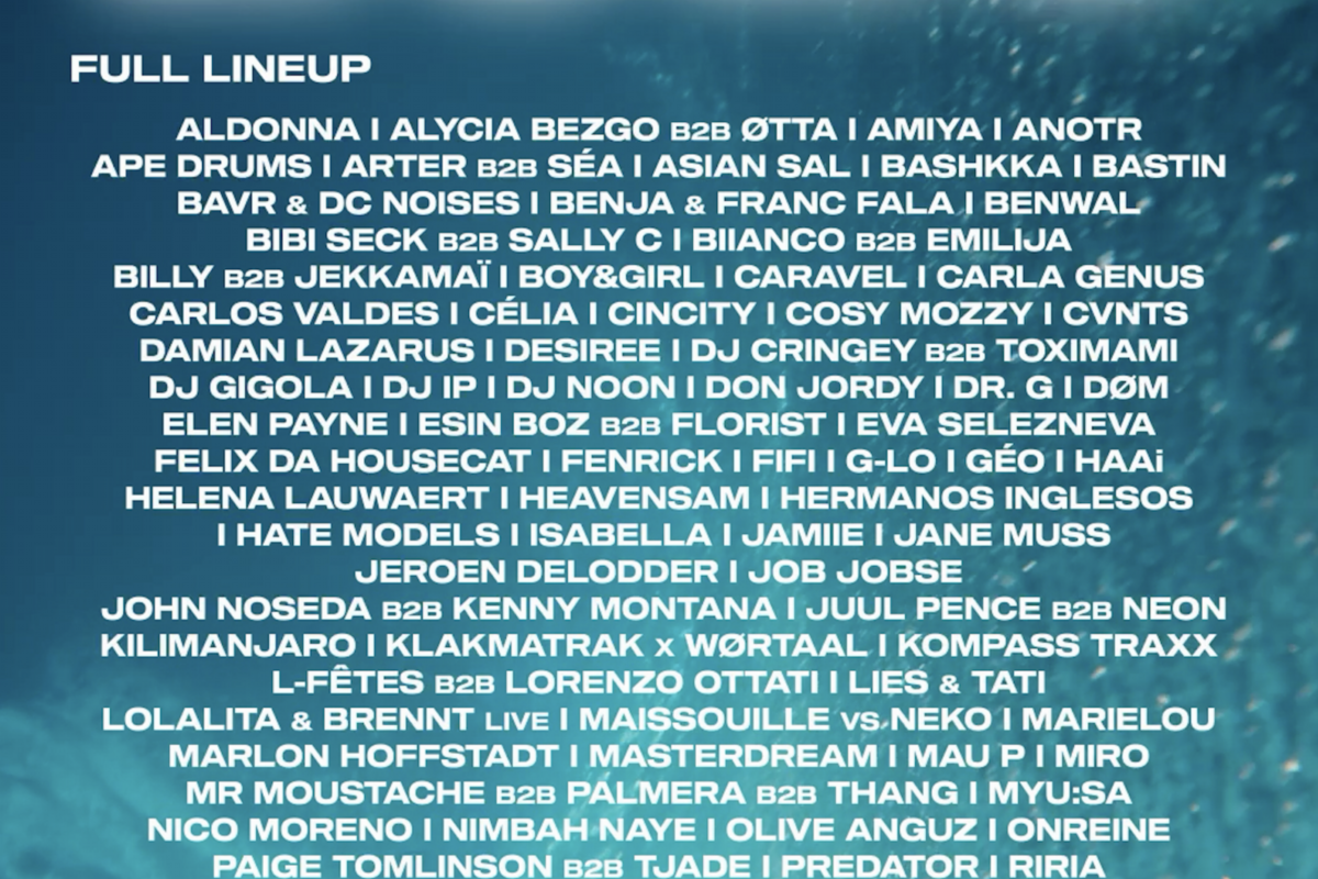 WECANDANCE maakt volledige line-up bekend