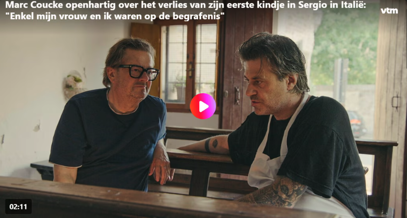 Marc Coucke openhartig over het verlies van zijn eerste kindje in Sergio in Italië