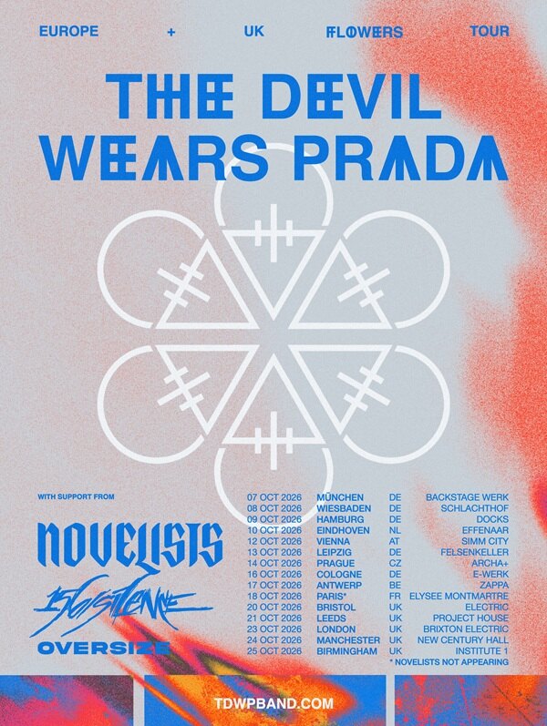 The Devil Wears Prada Announce Special Guests For Their Upcoming Flowers Europe/Uk Tour 2026