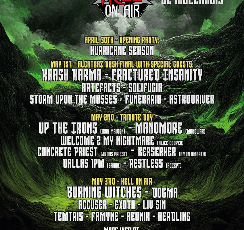 HELL ON AIR strijkt neer in Molenstede van 30 april tot 3 mei