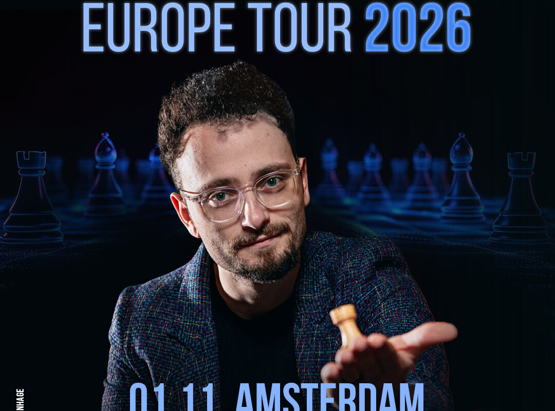 Levy Rozman (GothamChess) komt naar Amsterdam in november 2026