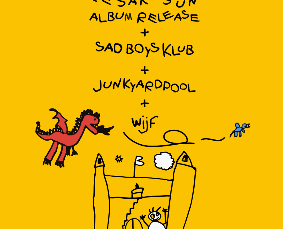 debuutalbum van CESAR SUN het Gentse power trio is nu uit 