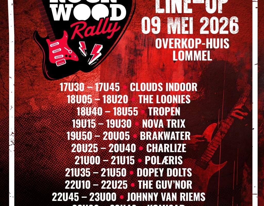 Nieuwe editie Rockwood Rally 2026 op 9 mei
