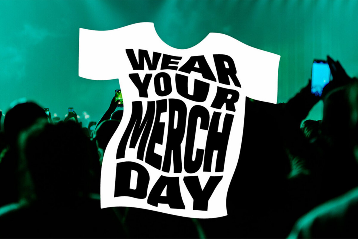 Live Nation en be•at lanceren Wear Your Merch Day