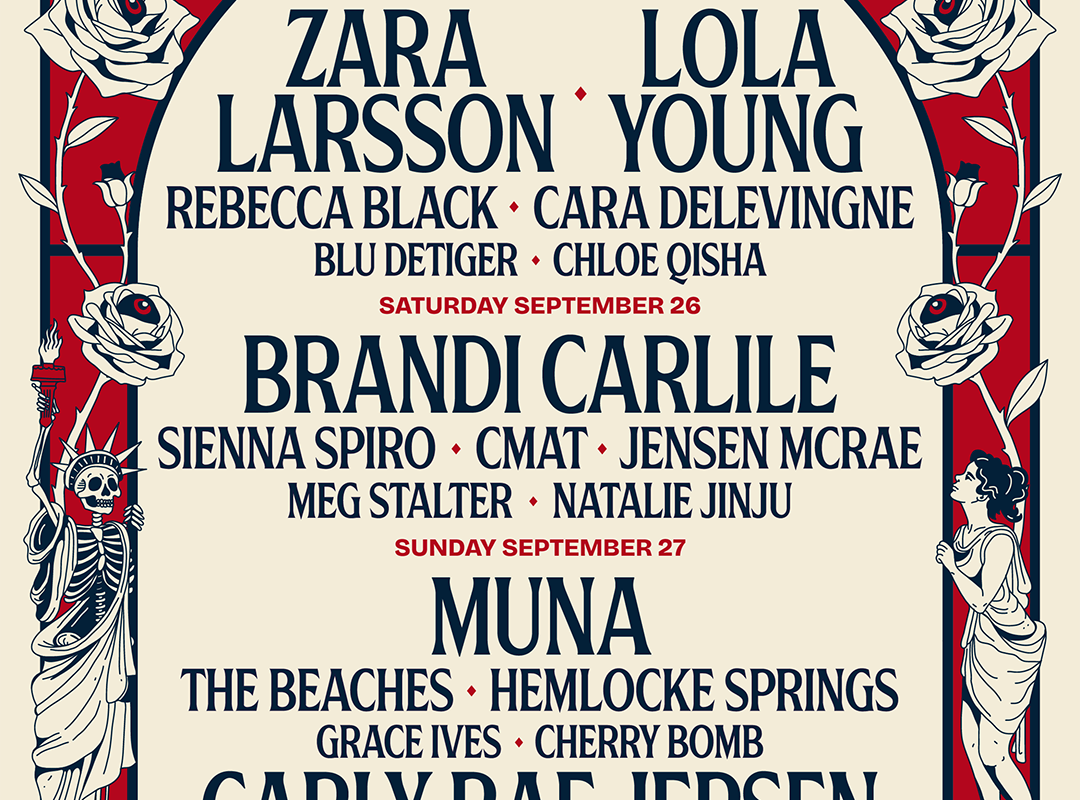 All Things Go Festival 2026 reveals the lineup of the 3rd NY-edition, with Zara Larsson,Brandi Carlile, and ATG alumni MUNA, Lola Young, and Carly Rae Jepsen.