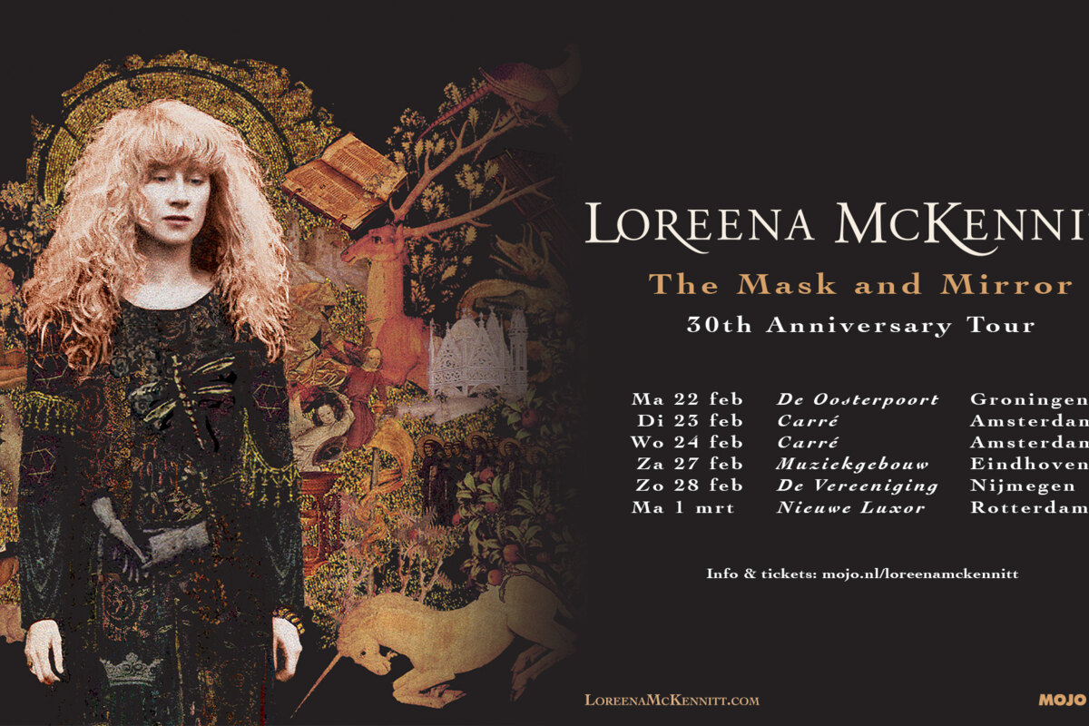 Loreena McKennitt komt naar o.a. Carré en Nieuwe Luxor tijdens 'The Mask and Mirror' tour