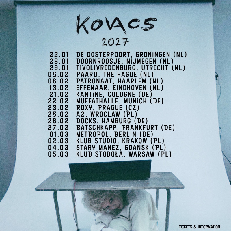 Kovacs kondigt tour aan voor 2027 na succesvolle show in Carré