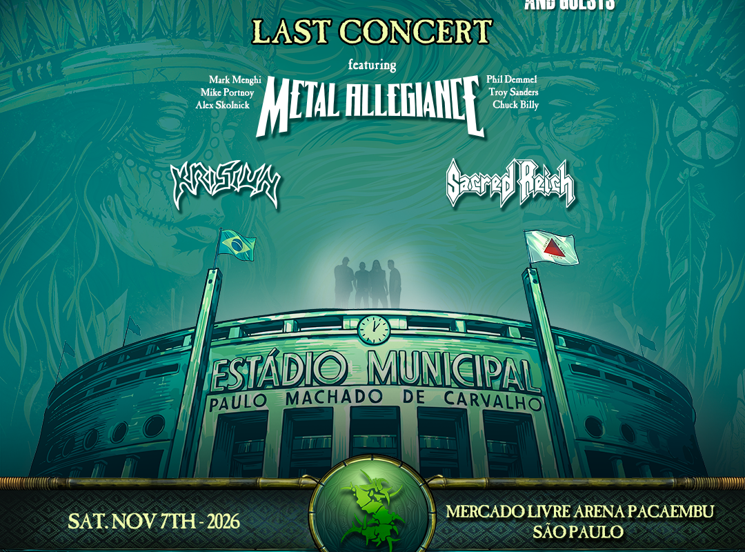 Sepultura Announce Their Final Career Show, São Paulo - Brazil on 7th November 2026