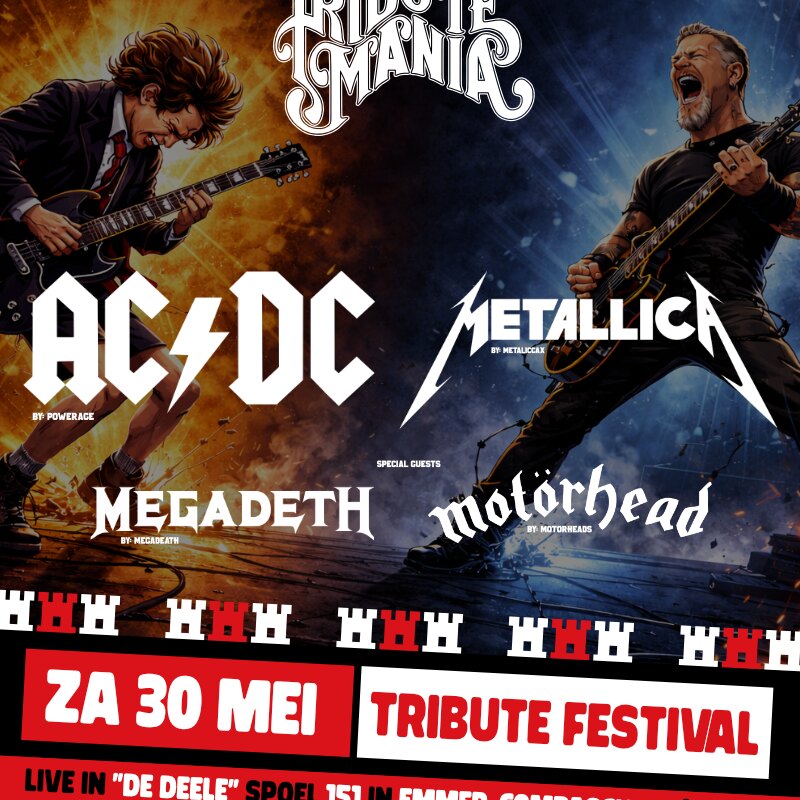 Poppodium Emmen haalt tributefestival TributeMania naar Emmer-Compascuum