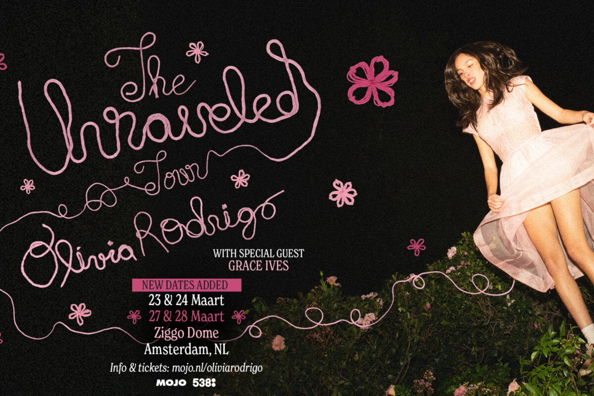 Olivia Rodrigo voor twee extra shows naar Ziggo Dome op 27 & 28 maart tijdens 'The Unraveled Tour'