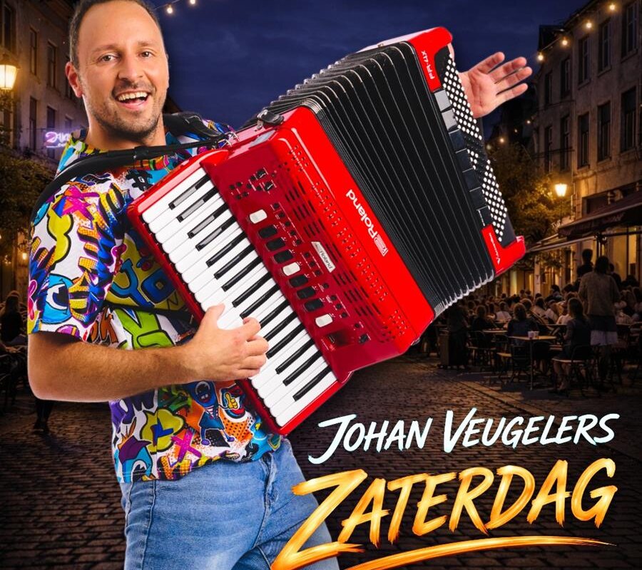 Het ‘Krapulleke’ in Johan Veugelers: zanger-accordeonist pakt uit met remake van K.I.A.-hit ‘Zaterdag’