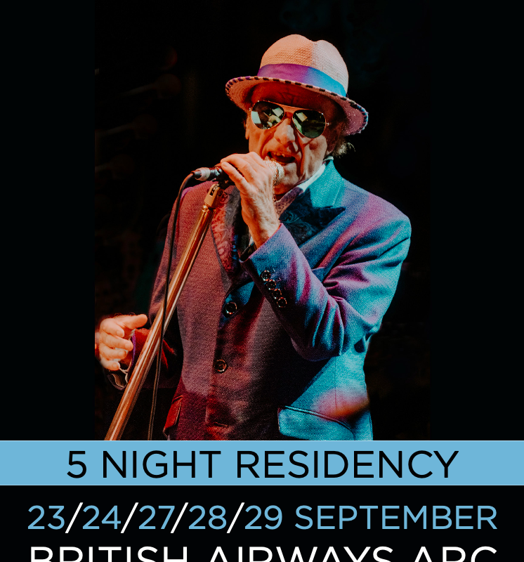 Van Morrison will return this September for a special five-night residency at the new British Airways ARC venue at Olympia, London.