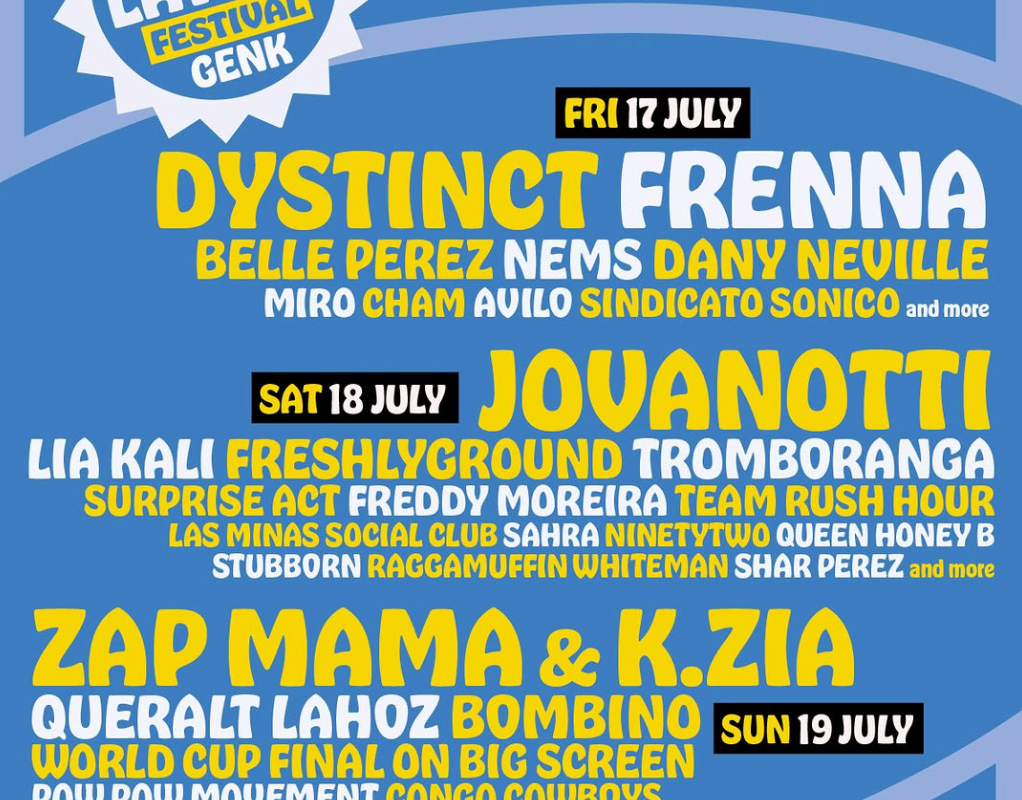 Afro-Latino 2026: Line-up bijna compleet!