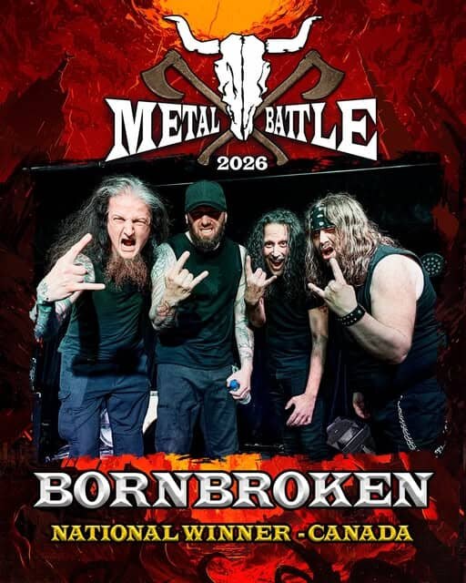 Wacken Metal Battle Canada Crowns Bornbroken  2026 National Final Champion! Band To Play Wacken Open Air!