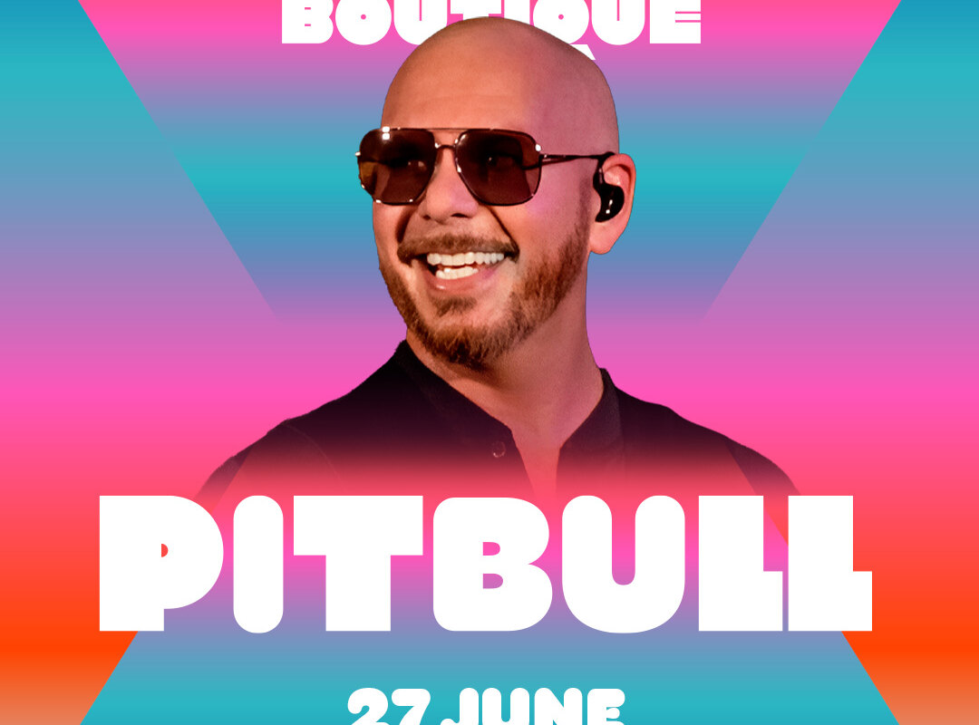 Ook Pitbull op Werchter Boutique 2026