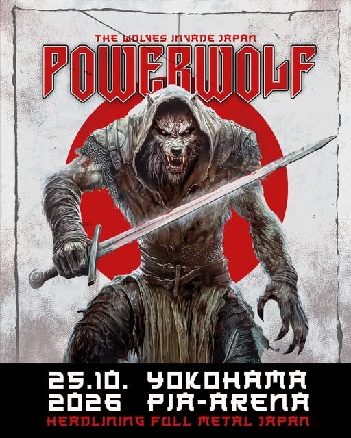 Powerwolf Announce First-Ever Japan Show!