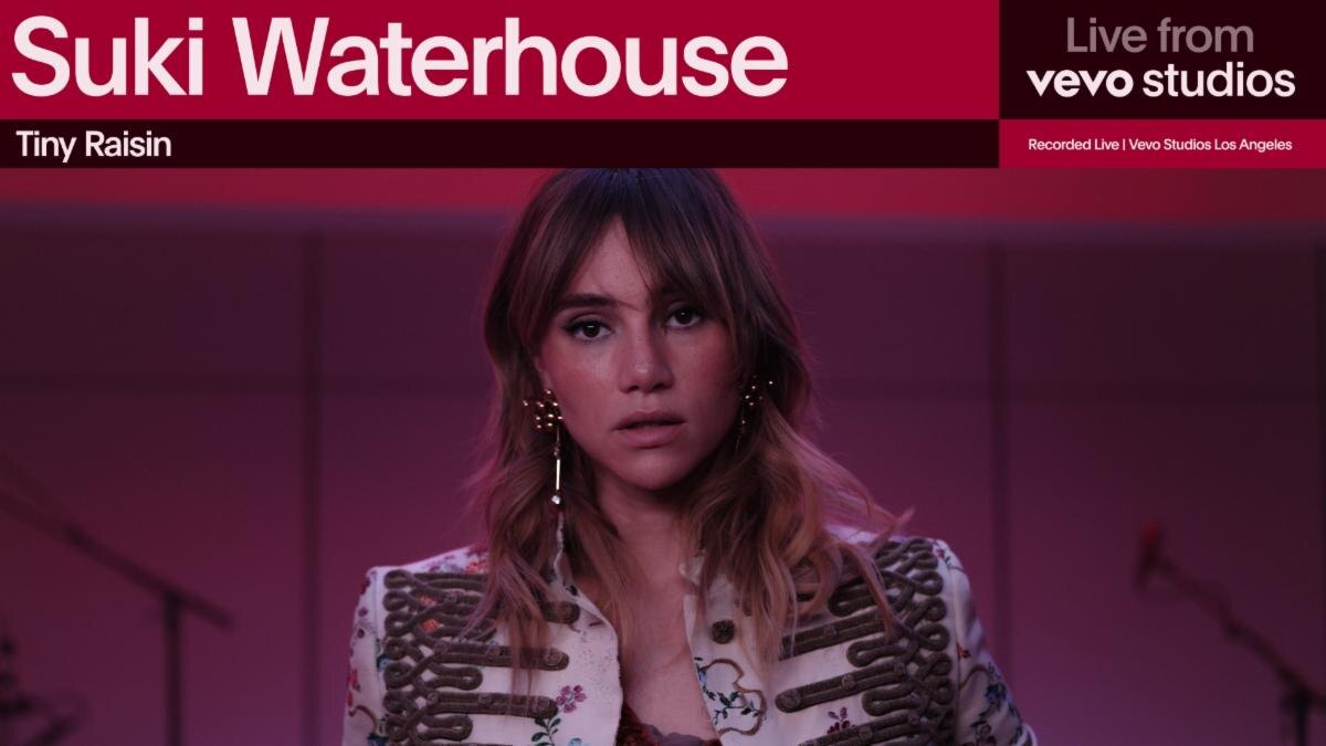 Suki Waterhouse releases "Tiny Raisin" (Live From Vevo Studios)