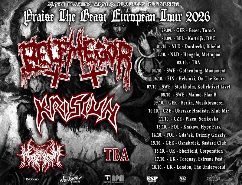 Belphegor Announces "Praise The Beast" European Tour 2026!