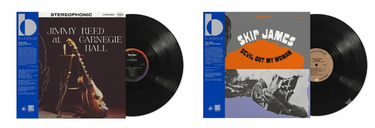 Craft Recordings and Bluesville Records announce reissues of peerless albums from blues legends Jimmy Reed and Skip James.
