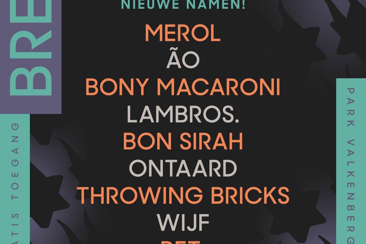 Alle namen Breda Barst 2026 nu bekend voor de Amstel Stage en De Spaanse Kraag!