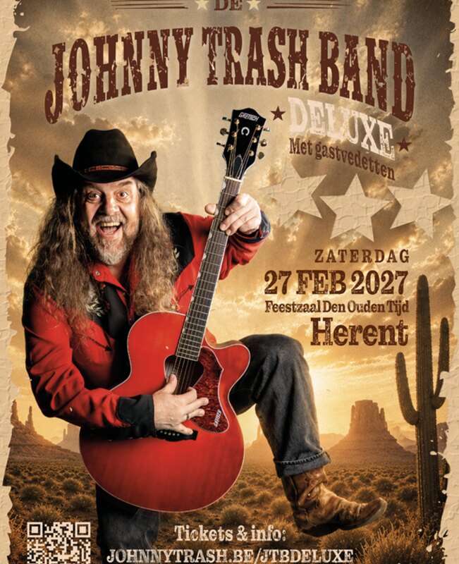 Johnny Trash viert 17 jaar op het podium met ‘De Johnny Trash Band Deluxe’