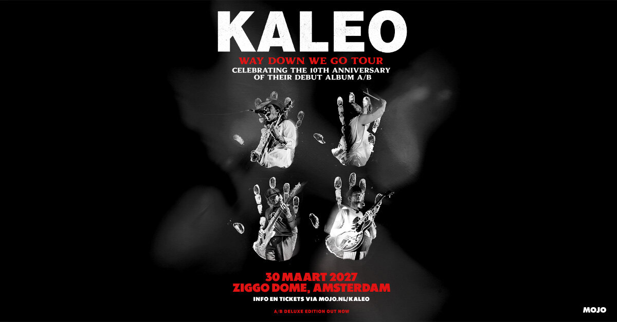 Kaleo op dinsdag 30 maart 2027 naar Ziggo Dome