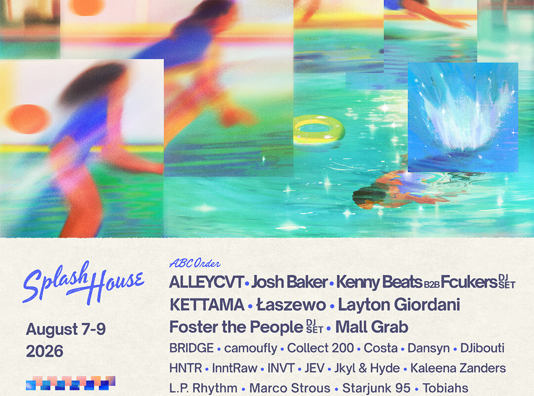 Splash House in Palm Springs Announces 2026 Lineups ft. Kenny Beats b2b Fcukers (DJ Set), Tiga, Prospa, Mall Grab, KETTAMA + more