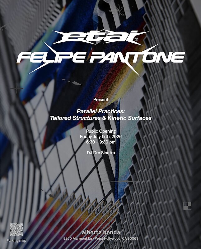 landmark exhibition uniting Felipe Pantone and ETAI for the very first time.