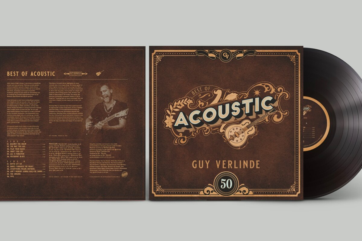 "Best of Acoustic” van Guy Verlinde nu digitaal beschikbaar én op vinyl verkrijgbaar