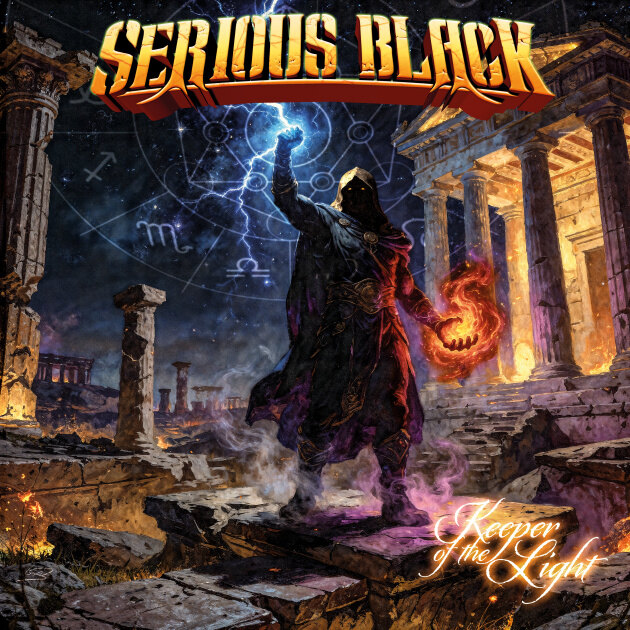 Serious Black Announce New Studio Album "Keeper Of The Light"; First Single & Video "Last Man Standing" Out Now!