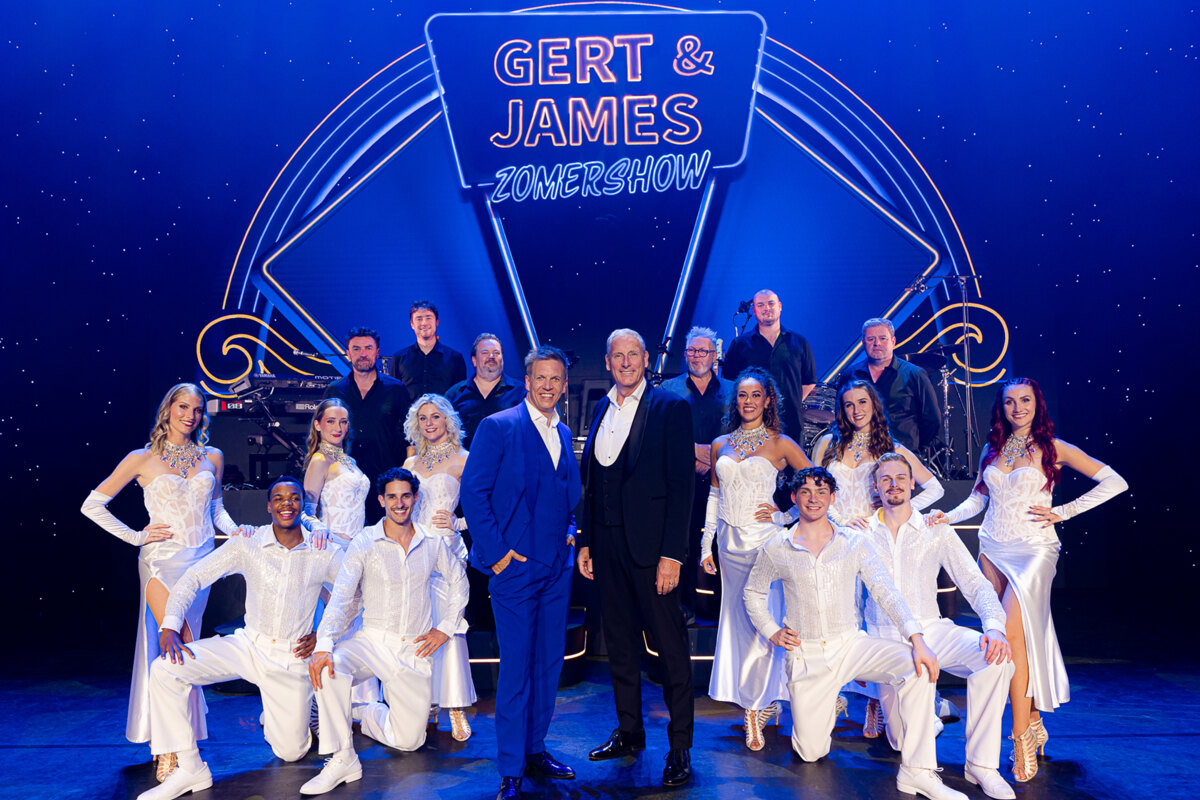 Uitbundige première voor Gert & James Zomershow: Op Vakantie
