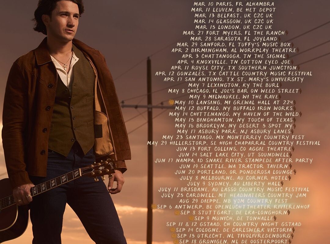 Drake Milligan Is Bringing His Tumbleweed World Tour To Belgium & The Netherlands - Tickets?