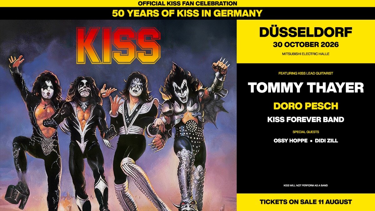 50 years of Kiss in Germany: One official fan celebration featuring KISS lead guitarist Tommy Thayer