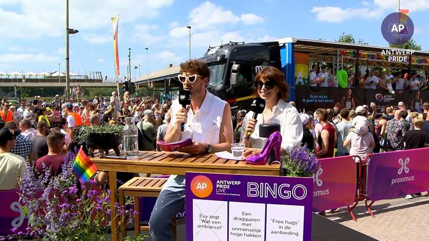 'Proximus Presenteert: Antwerp Pride Live 2026' volledig in beeld