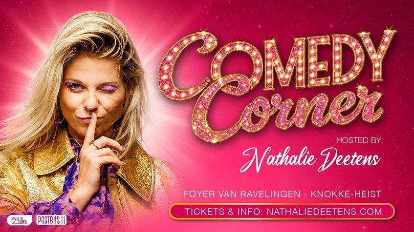 Nathalie Deetens kondigt drie nieuwe Comedy Corner-avonden aan in Knokke-Heist