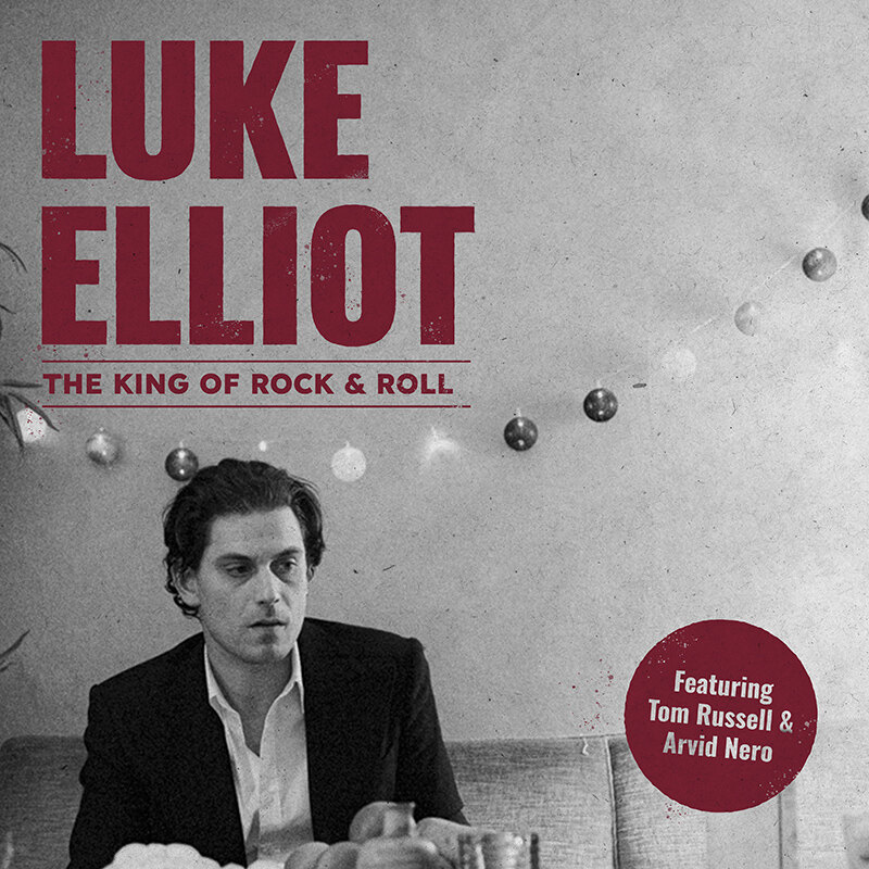 Luke Elliot recruits Americana legend Tom Russell and Arvid Nero for "The King of Rock and Roll"