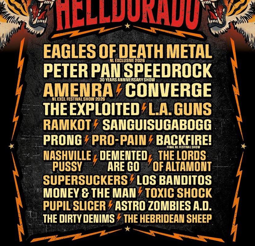 Nashville Pussy, The Lords of Altamont, Sanguisugabogg en The Hebridean Sheep completeren line-up indoor festival HELLDORADO