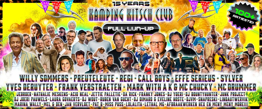 Vijf bewoners van woonzorgcentrum - waaronder 94-jarige veteraan - trekken naar Kamping Kitsch Club!