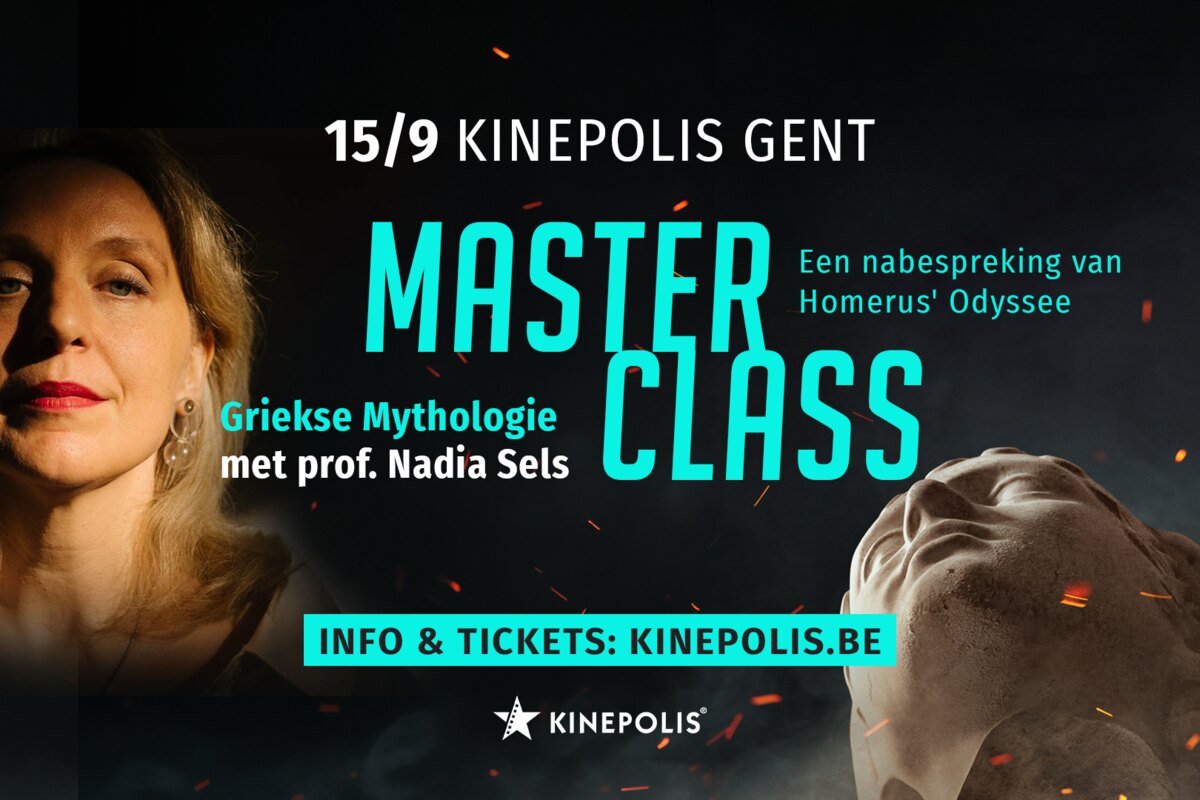 Wegens groot succes lanceert Kinepolis een Masterclass: Griekse Mythologie met Nadia Sels