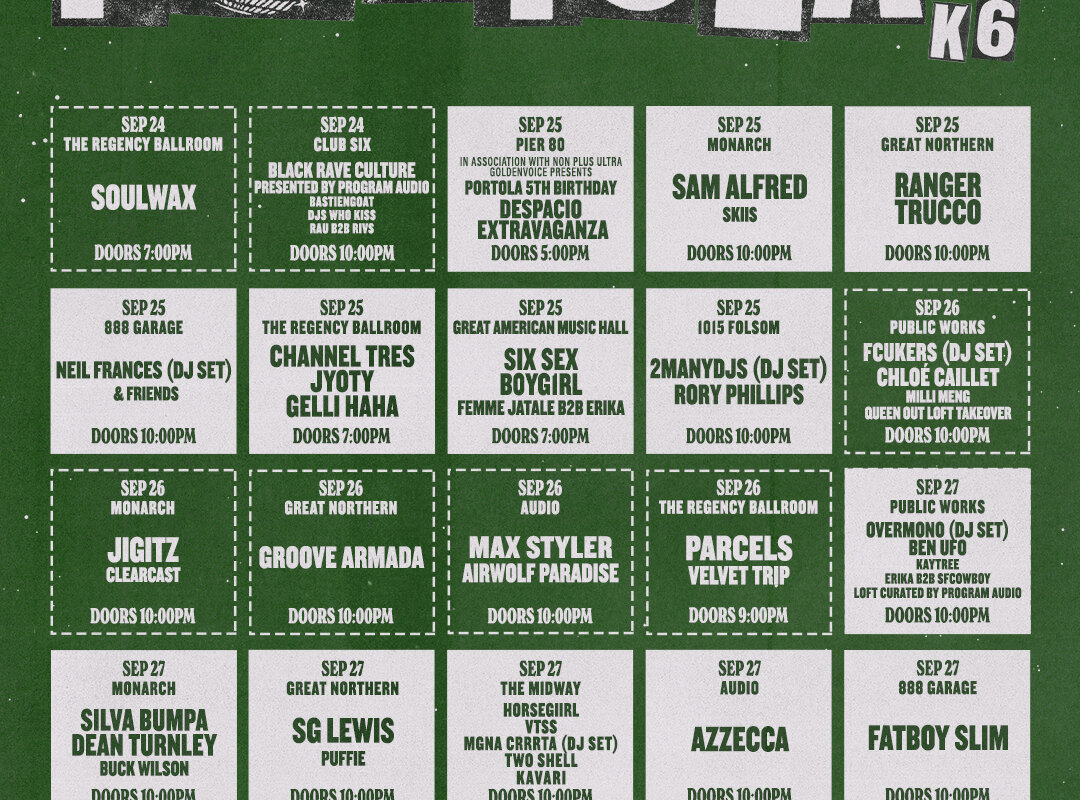 Goldenvoice Announces Portola Week 2026 ft. DESPACIO, Soulwax, Fatboy Slim, Groove Armada, Max Styler, horsegiirL, Overmono (DJ Set) + more
