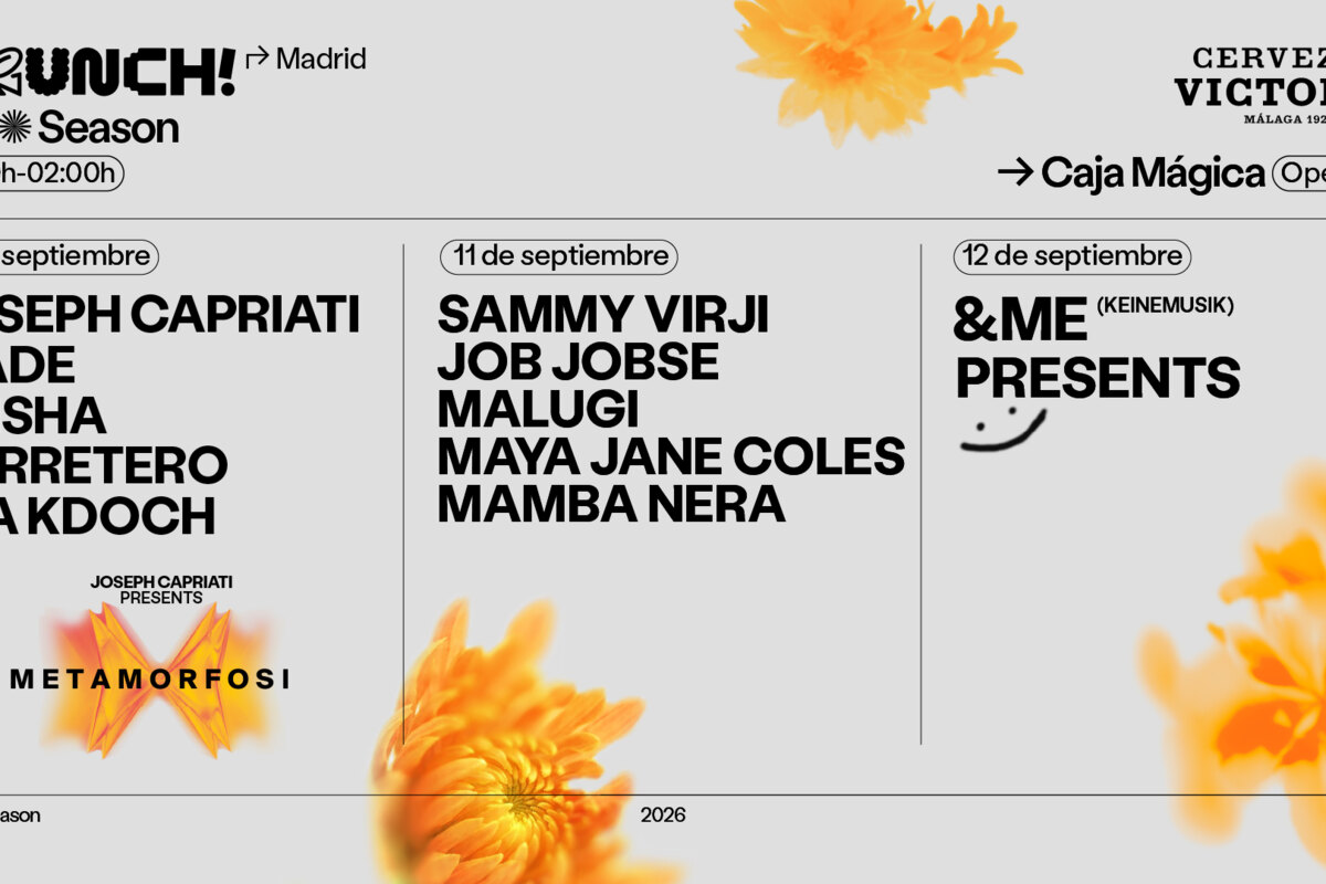 Brunch Electronik Madrid - Metamorphosi, Sammy Virji, Malugui, Job Jobse and Keinemusik's &Me