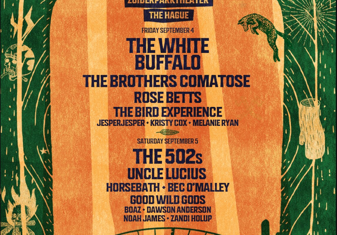 Tijdschema Once In A Blue Moon festival bekend met nieuwe namen HORSEBATH en Boaz