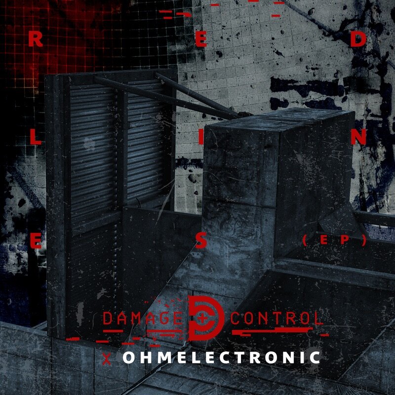 Damage Control & OHMelectronic - 'Red Lines' : collaborative EP by electro-industrial acts out 11th September 2026 (Metropolis Records)