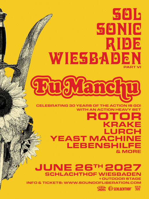 SOL Sonic Ride Wiesbaden Announces FU MANCHU, ROTOR & More First Names for 2027!