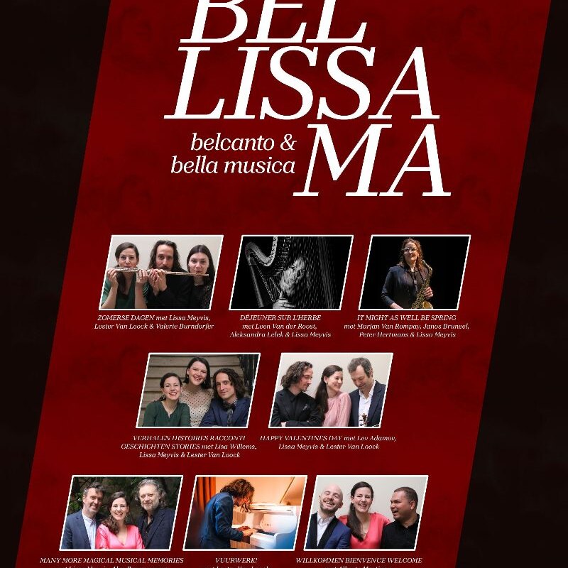 Bellissama serveert acht zondagen vol Belcanto & Bella Musica in het Fakkeltheater